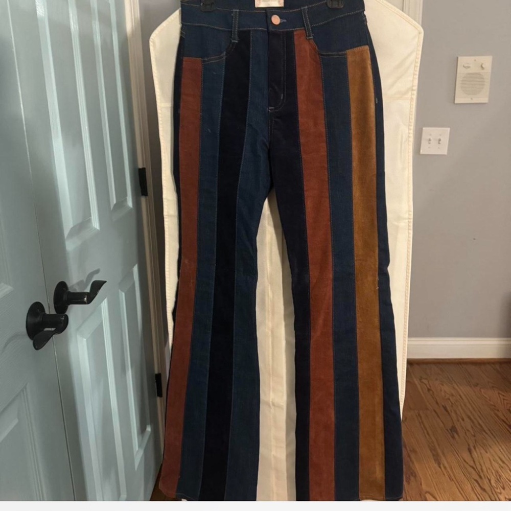 Altar’d State stripped flared jeans 
Size 26